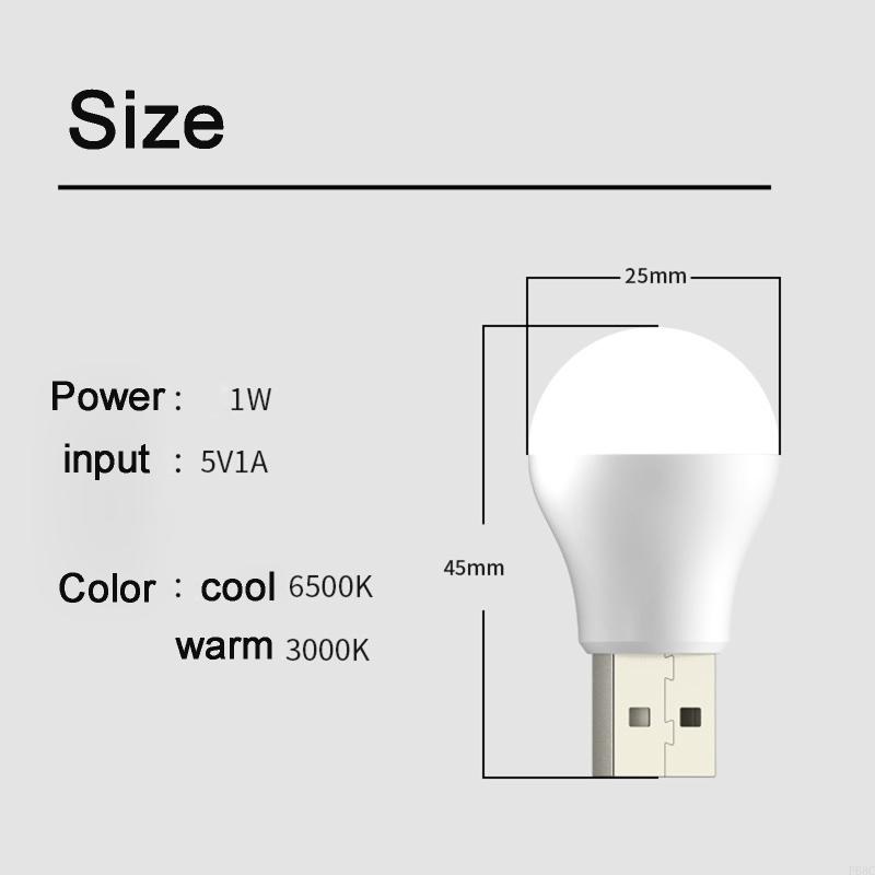 F68c USB LED Night Light Eye per protezione Lettura Light Computer Mobile Power Charg