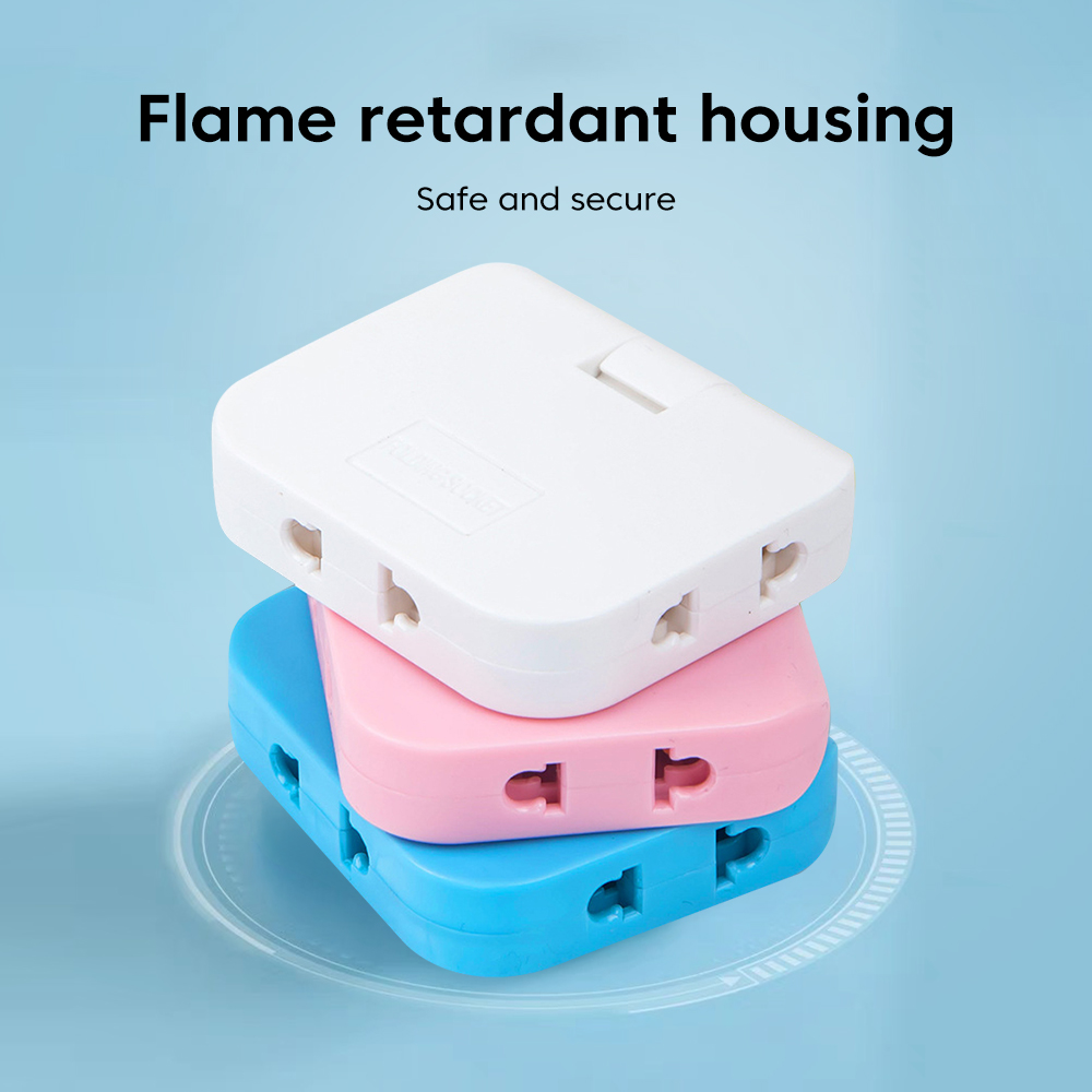 180 Grad drehbare Buchse 3-in-1 EU-Stecker Konverter Reise EU-Verlängerung stecker Multi-Stecker schlanke kabellose Steckdose Adapter buchsen