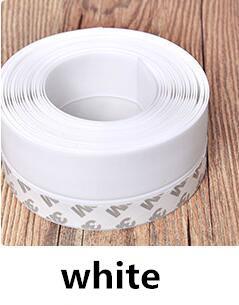 Clear Weather Strip Self Adhesion Strip Roll Door Windows Sealing Strip Indoor Waterproof Warm-keeping Strip Soundproof Tape: White / 45mm