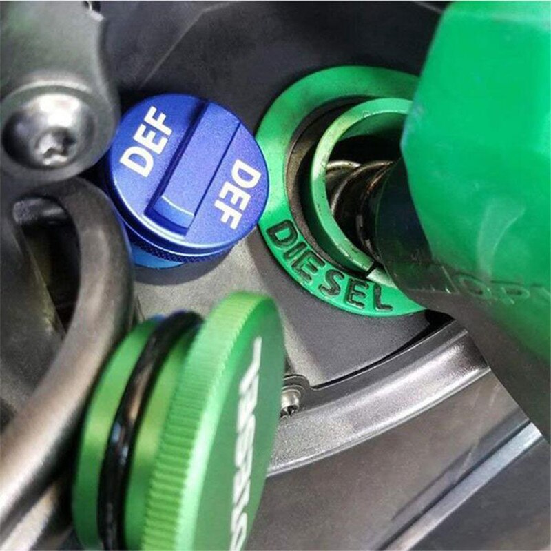 Diesel Fuel Tank Caps DEF Cap Aluminum for Dodge Ram 2500 3500 Cummins