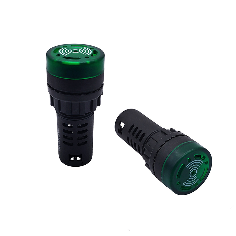 1 Uds AD16-22SM zumbador sonido intermitente luz LED intermitente indicador AC/DC alarma 12V 24V 110V 220V lámpara