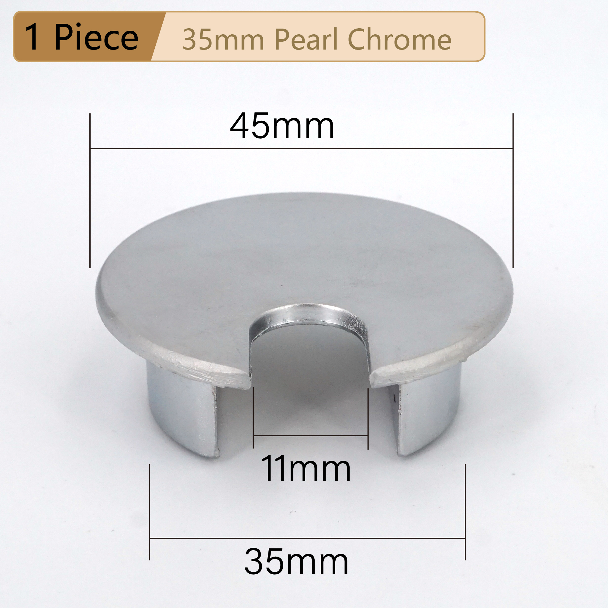 35mm Zinc Alloy Wire Hole Cover Outlet Port Table Computer PC Desk Round Cable Grommet Line Holder: Greyish Brown