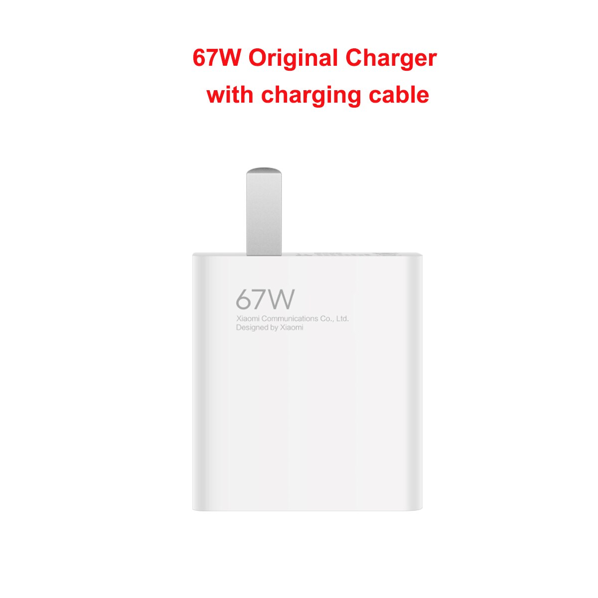 Xiaomi Original 33W 67W 120W Charger MDY-11-EX USB-A 5V-3A 9V-3A 12V-2.25A 20V-1.35A 11V-3A Max 100-240V 50/60Hz 0.7A: 67W Charger Set