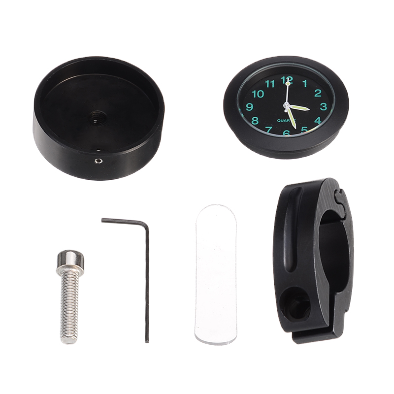 mini 7/8 "1" uniwersalny motocykl zegar motocykl uchwyt robić kierownicy rowerowej Wybierz zegar zegarek wodoodporny czas miernik część zamienna