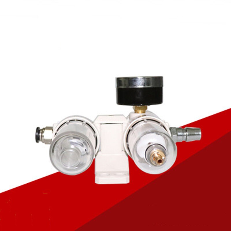 Air Compressor Luchtfilter Regulator Olie Waterafscheider Trap Filter Regulator Valve Automatische Afvoer Lubricator Manometer