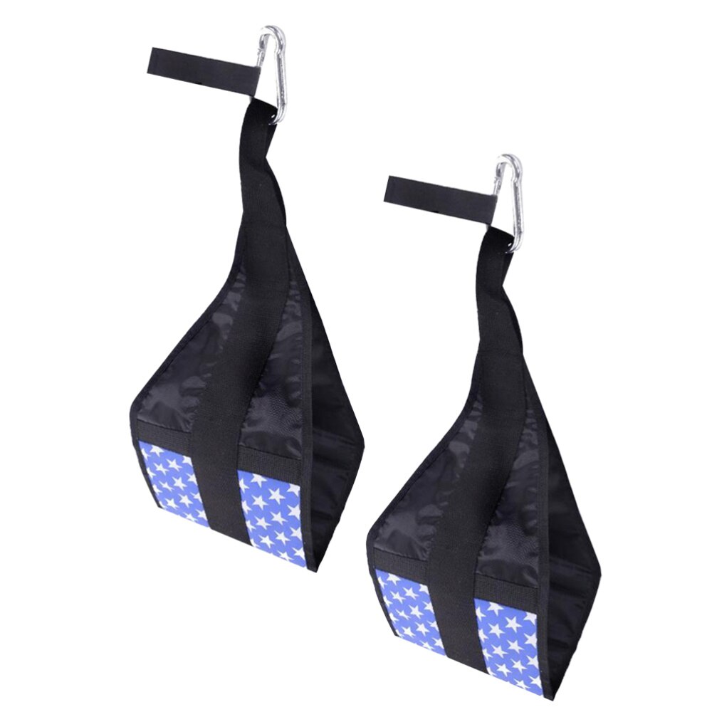 2 stuks handige, comfortabele hangende buikband met optrekstang voor fitness