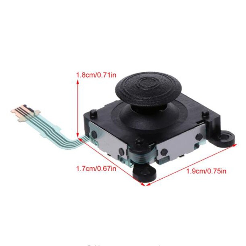 3D Analoge Joystick Thumb Stick Grips Cap Knop Module Control Vervanging Reparatie Deel Voor Sony Ps Vita Psvita Psv 2000 slanke