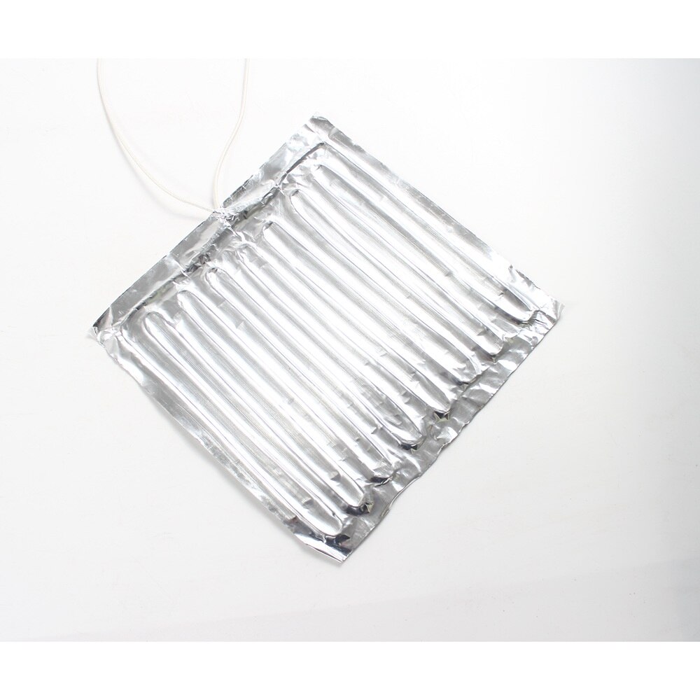 200 x 200mm 220v aluminiumfolie verwarmingsmat rubberen verwarmingsmat verwarmde bedplaatverwarming zelfklevend flexibel waterdicht 3d printer