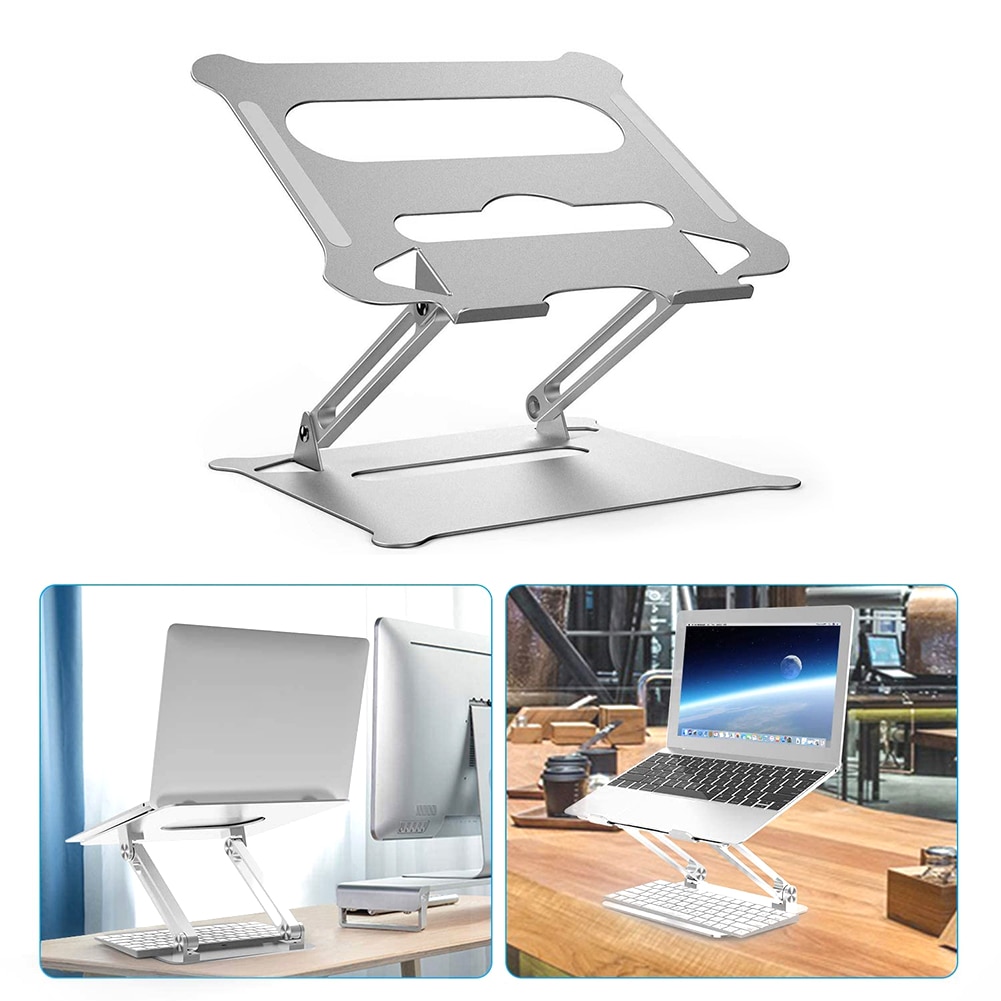 Aluminum Alloy Laptop Stand for Macbook Pro Height Adjustable Notebook Holder Bracket Rack Support Accessories