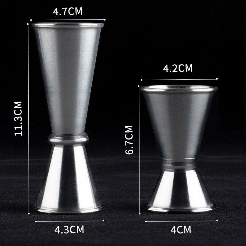 Hars Bar Meter Cup Dubbele Hoofd Meten Cocktail Schaal Maatbeker Bar Accessoires Cocktail Accessoires Kit Barman Gereedschap