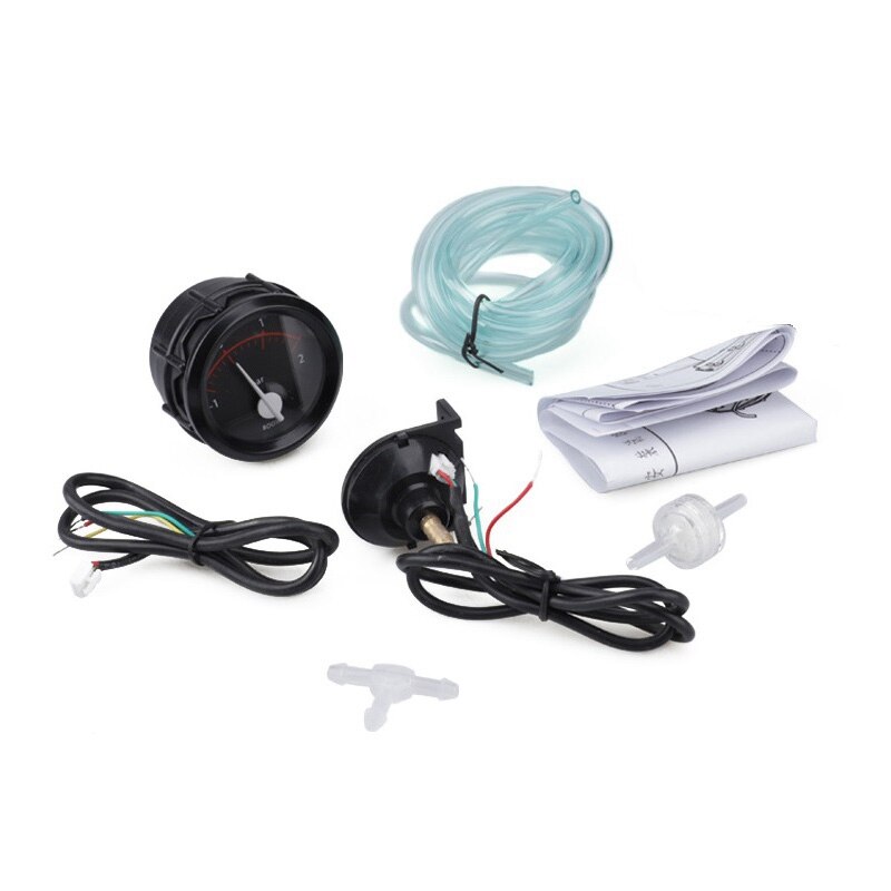 2Inch Digital & Pointer LED Car Turbo Boost Meter Bar Pressure Gauge Universal Car Accessories: Default Title