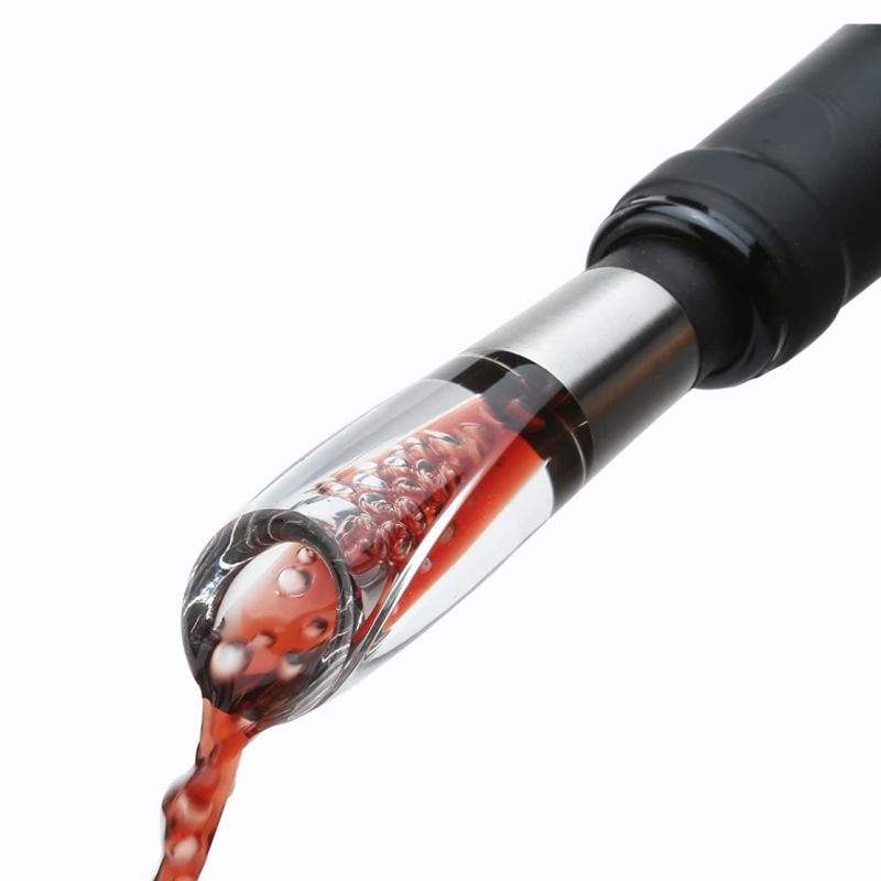 Circle Joy Electric Bottle Opener Stainless Steel Mini Wine Stopper Wine Decanter Aerator