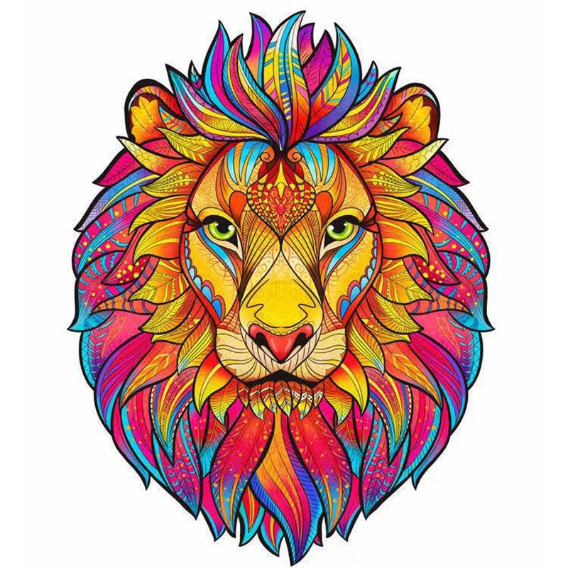 Unique Shape Wooden Animal Puzzles for Adults DIY Mysterious Owl Puzzle Animal Shaped Puzzles for Kids Jigsaw Puzzle