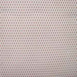 Zachte 3D Stereoscopische Sandwich Mesh Stof Witte Zeshoekige Luchtlaag Stof Netto Doek Naaien Kleding Doek Tissu: White / 90cmx140cm