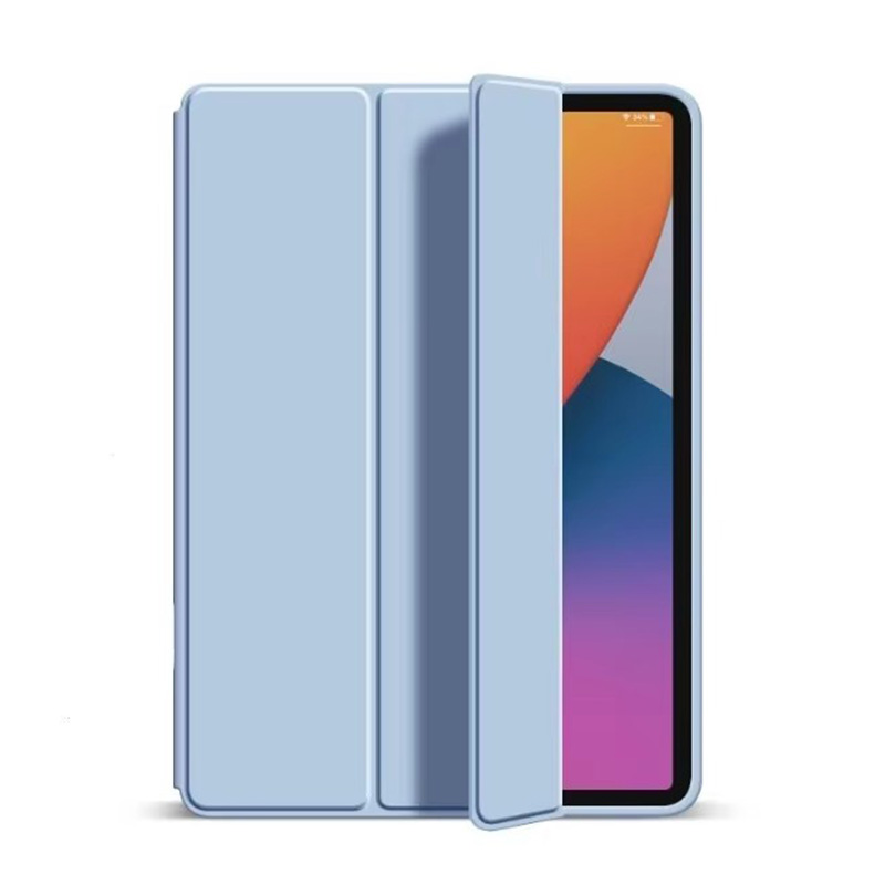 For Xiaomi Redmi Pad 2 Pro Case 12.1inch Magnetic Flip Cover Tri-Fold Stand PU Back Cover Tablet Cases Auto Sleep/Wake: WHITE
