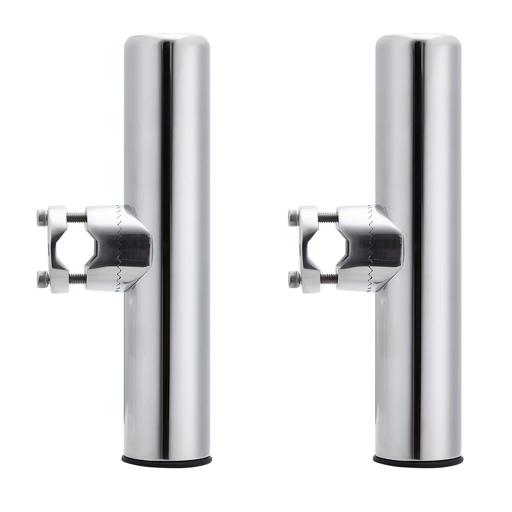 Removable Fishing Rod Holder 316 Stainless Steel Adjustable Yacht Boat Fish Rod Holder for Marine Hardware Accessory: 2Pcs Rod Holder