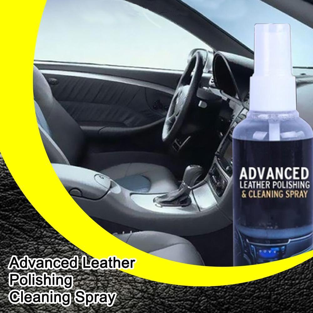 Auto Interieur Cleaner Agent Dak Stof Flanel Lederen Schoner Lederen Polijsten Autostoel Coating Seat Wax Spuiten Wax Cle J7Z7