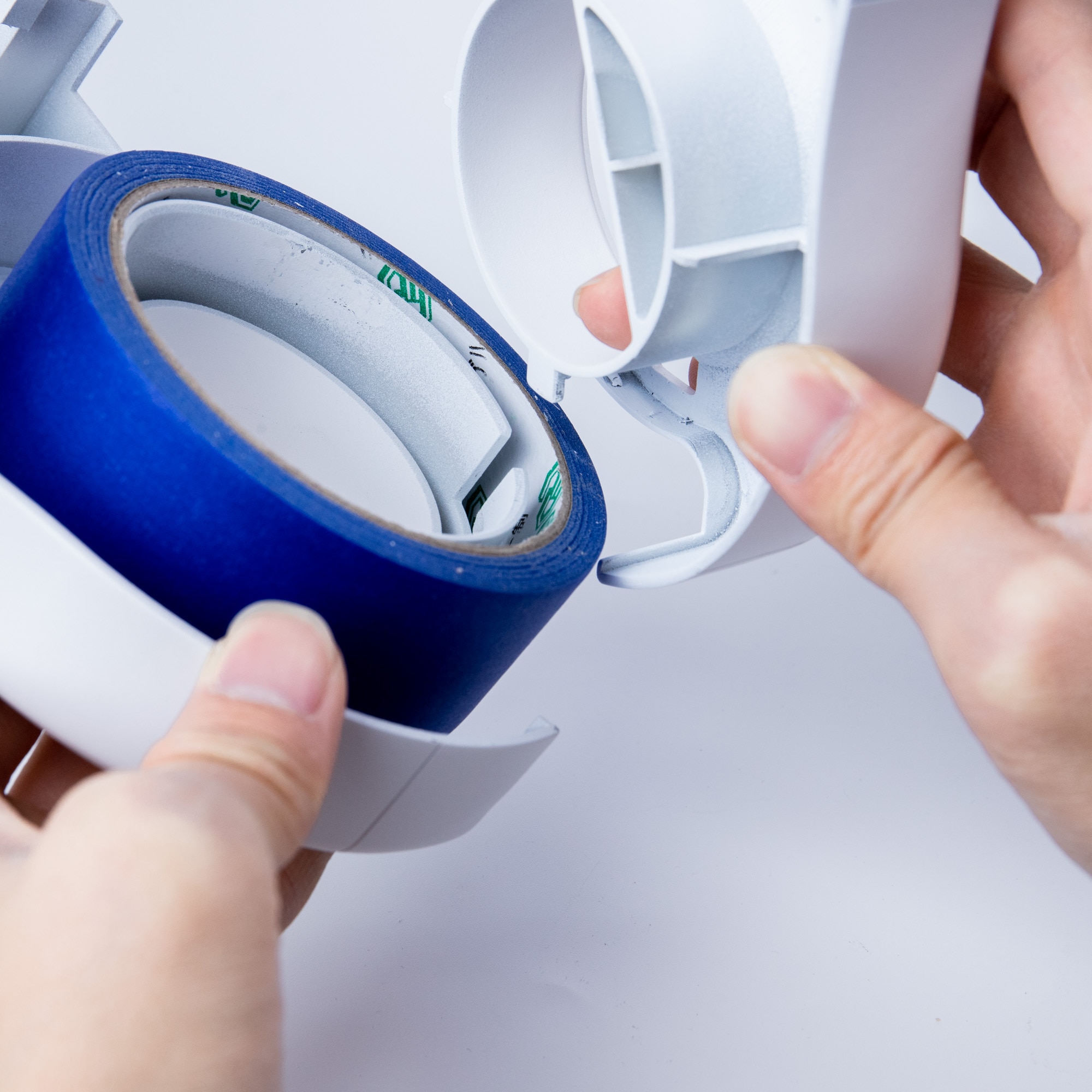 Painting Masking Tape Applicator Scotch Tape Applicator Painter Tool Packing Seam Tape Sticker Fit 75-100mm Bore Size Tape Tube