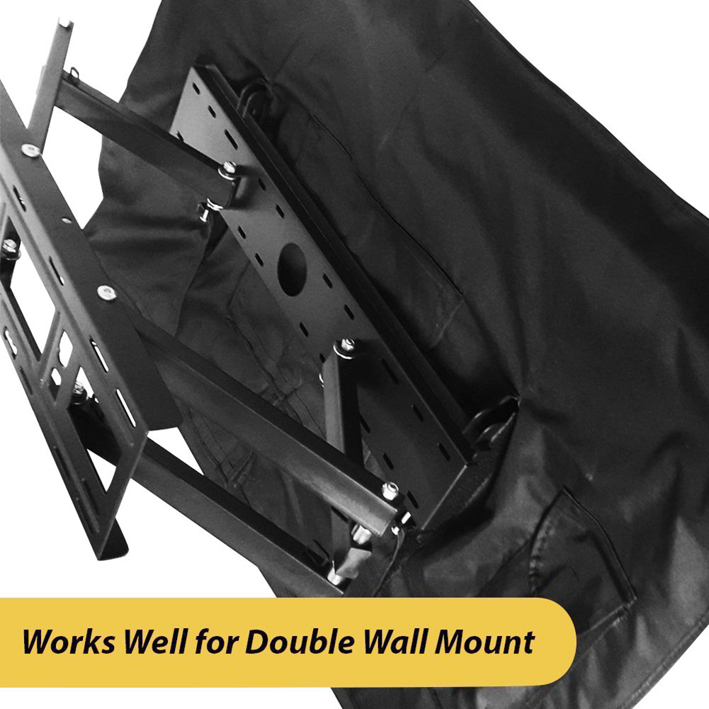 Outdoor TV Cover With Bottom Cover Weatherproof Dust-proof Material Protect LCD LED Plasma Television Outdoor TV Cover