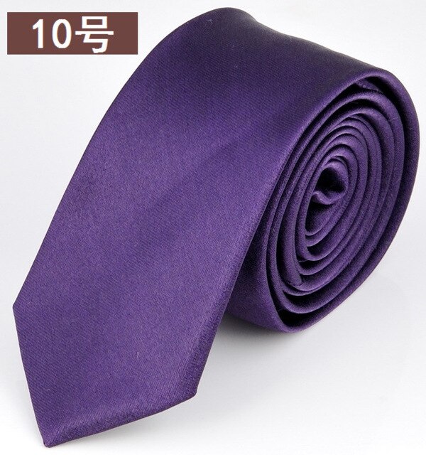 Narrow Casual Arrow Skinny Red Necktie Slim Black Tie For Men 5cm Man Accessories Simplicity For Party Formal Ties: Purple
