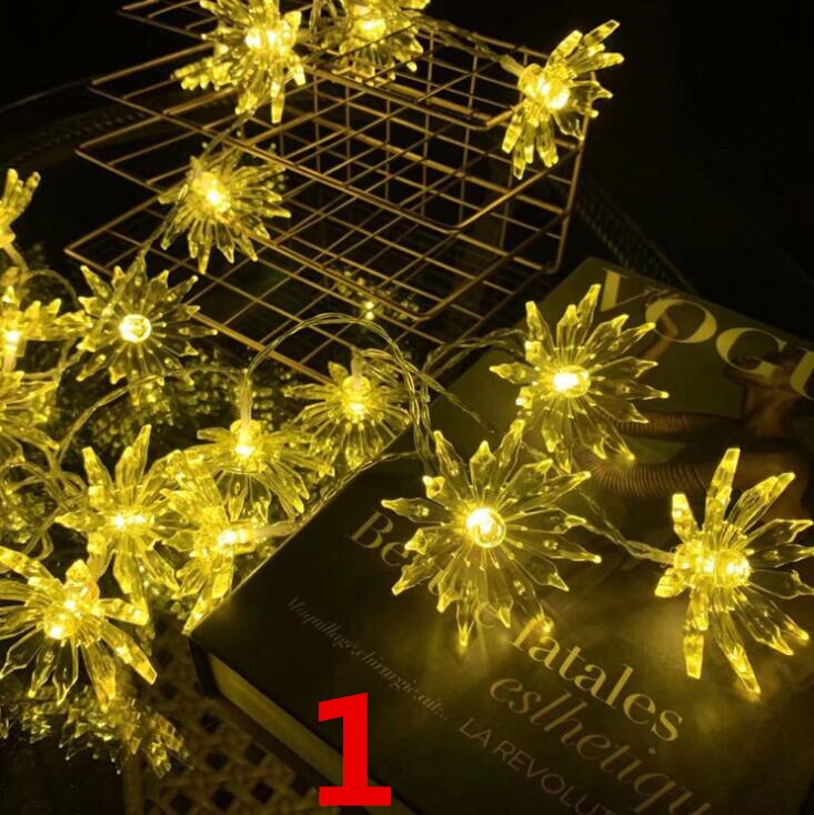Zon Bloem Batterij String Verlichting Outdoor Led Lamp: 1