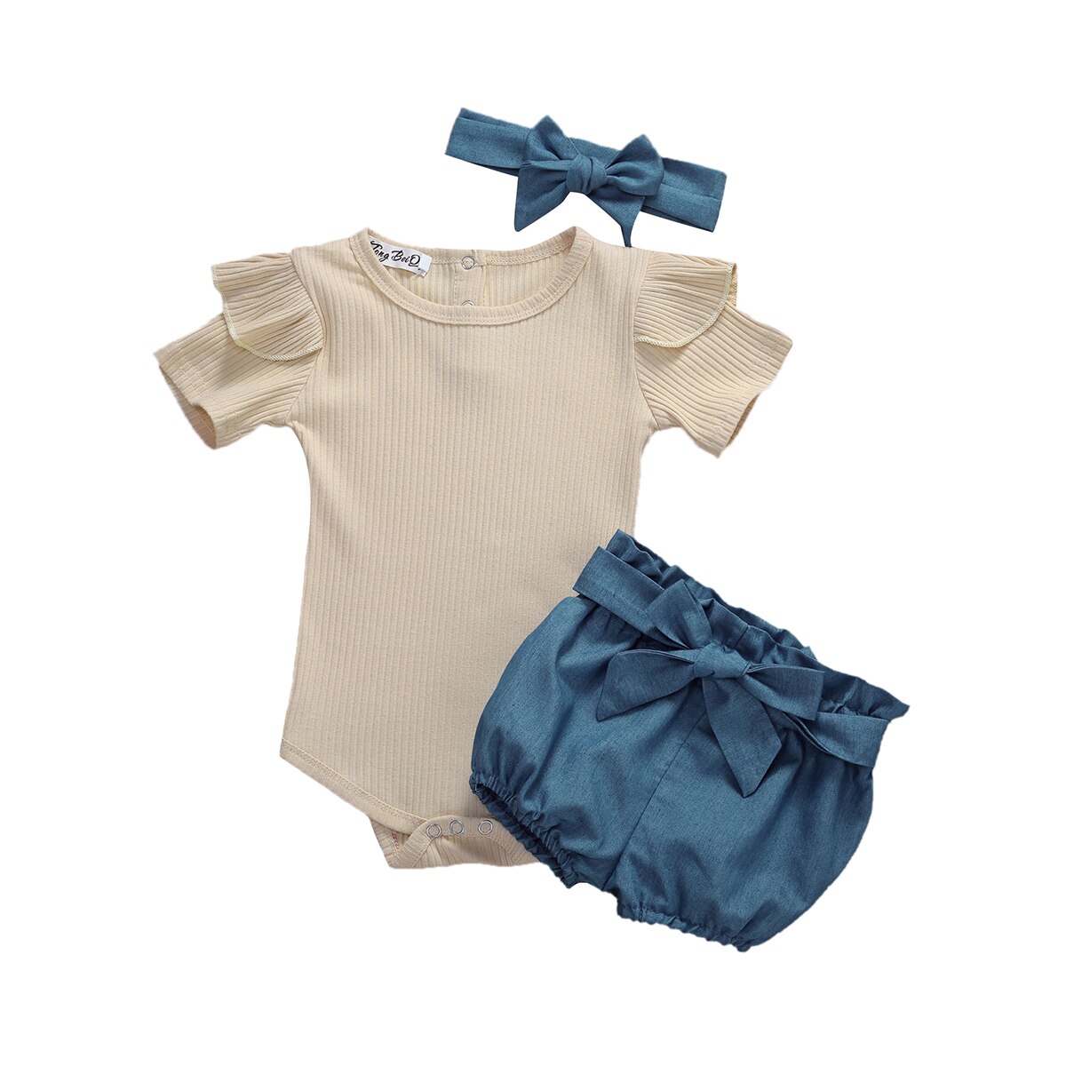 Infant Baby Girls Summer Clothes Short Sleeve Tops... – Vicedeal