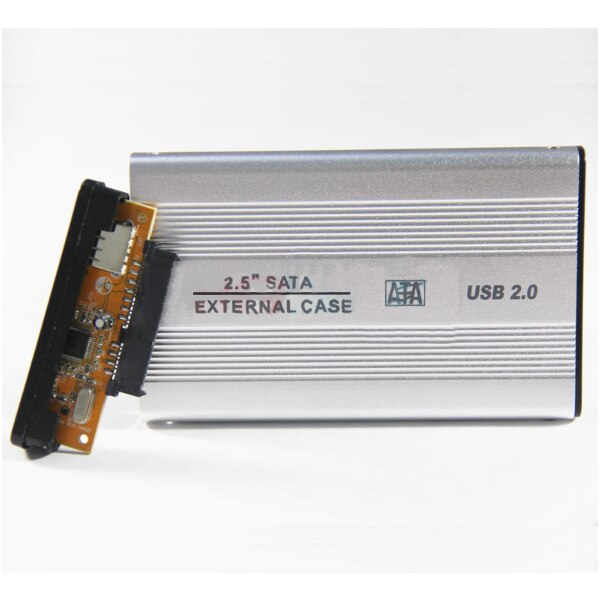 Caja de cierre externo para disco duro delgado de 2,5 pulgadas, adaptador USB SATA S-ATA HDD mc 99 S0228, enviado desde Italia