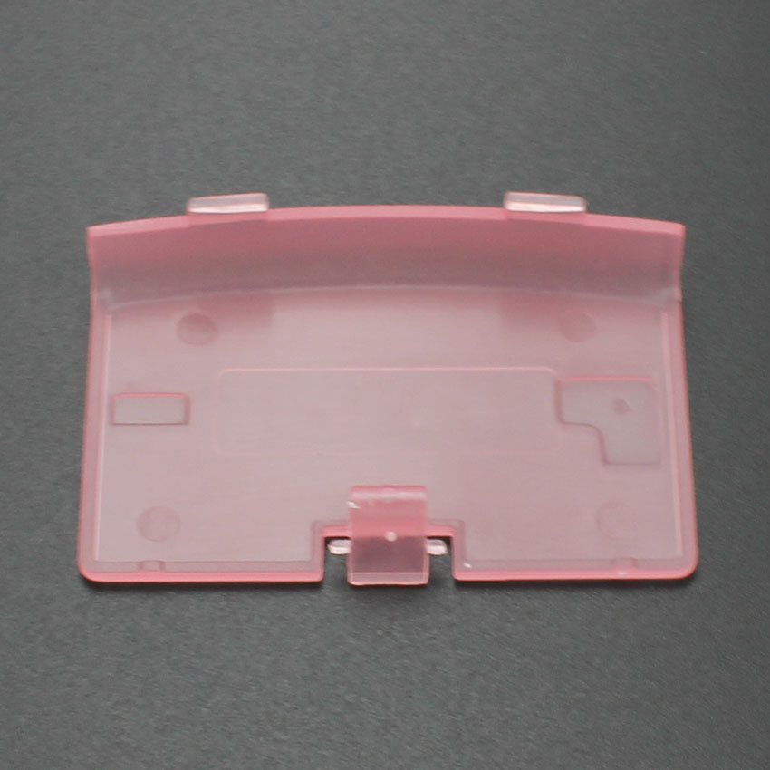 Accessoires de jeu YuXi housse de protection de batterie couvercle de porte arrière remplacement pour Console Nintendo Gameboy Advance GBA: Transparent pink