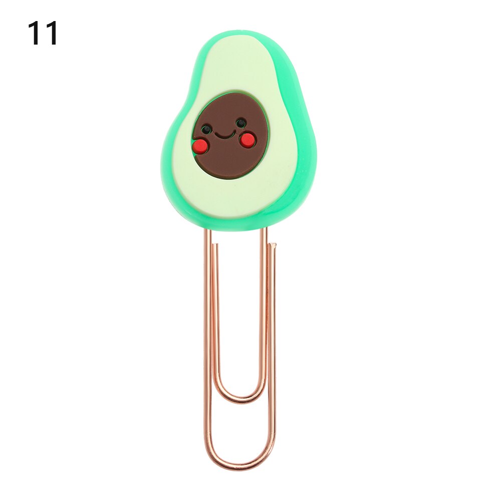 Animals Flower Paper Clips Bookmarks Kids Cute Book Mark Paper Clips Desk Organizer Stationery Office School Supply: 11