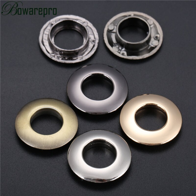 Bowarepro Metall O D Ring Schnallen Öse Schraube Schnallen für Hangbag Gürtel Gurt Hund Kette Schließe Zubehör Leder Handwerk 2 einstellen