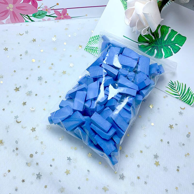 70pcs Sponge Chunks Addition for Slime Supplies Lizun Accessories Filler Charms for Slime Bead Foam Clay Mud Decoration: Blue