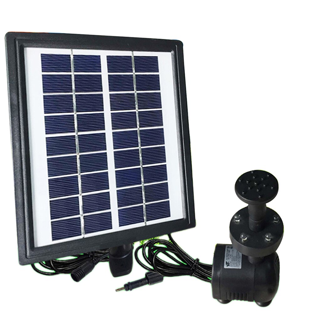 2.8 W LED Solar Water Pump Standing Submersible Water Fountain for Pond Pool Aquarium Fountains Spout Garden Patio: Default Title