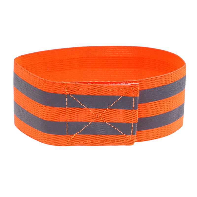 Reflecterende veiligheidsgordel voor in de nacht, armband voor hardlopen in de nacht, armband voor hardlopen in de nacht, armband voor hardlopen in de nacht, lichtgevende armband: Oranje