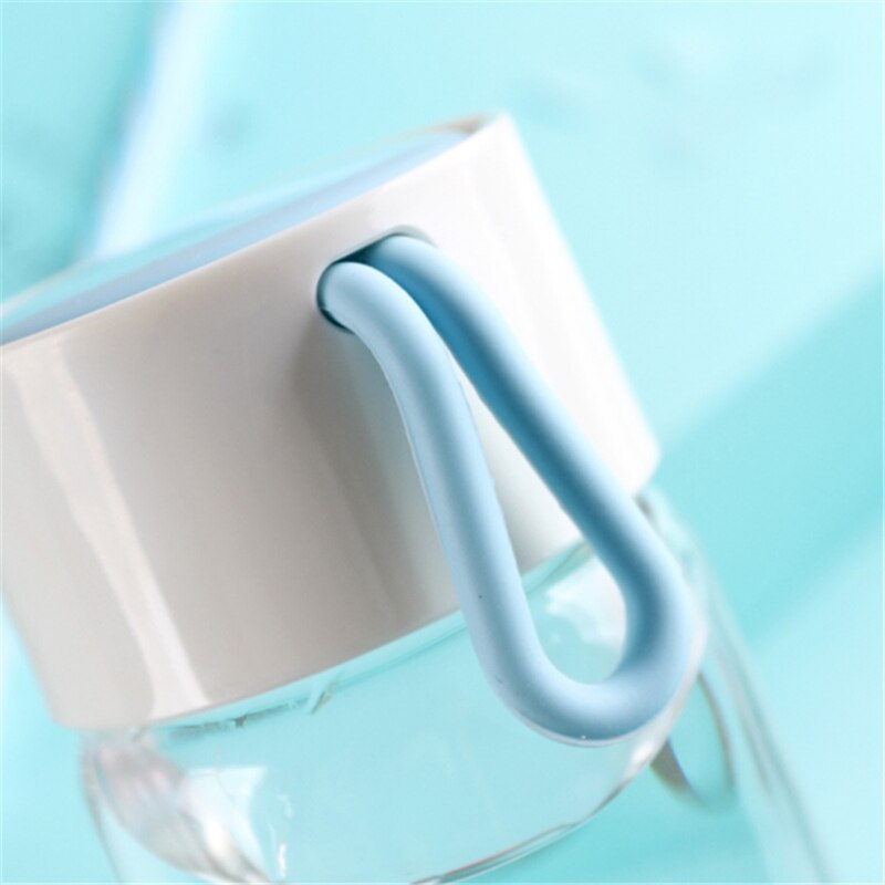 Bouteille d'eau en verre de 300 ML avec corde en Silicone, jolie bouteille d'eau Portable avec motif Sushi, pour enfant