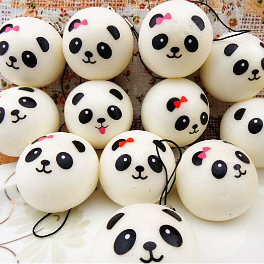 4Style décompression Panda jouets Kawaii porte-clés Anti-Stress adulte jouet décompression caoutchouc garçons de noël au hasard Panda