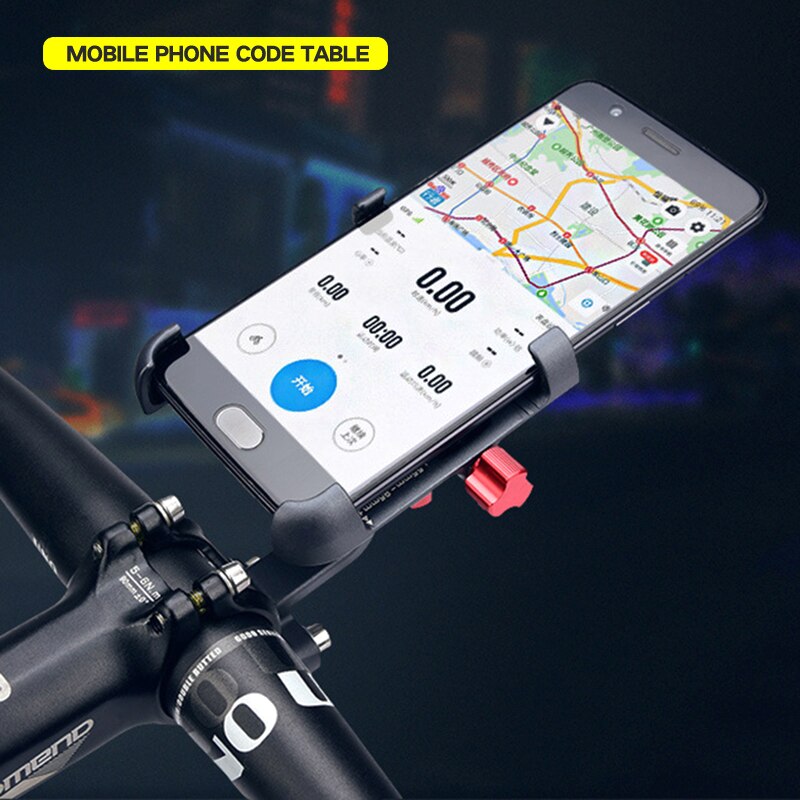 Promend Bicycle Phone Mount Adjustable Aluminium Alloy Bike Phone Holder Gps for Cycling Navigation Bracket Mtb Accessories