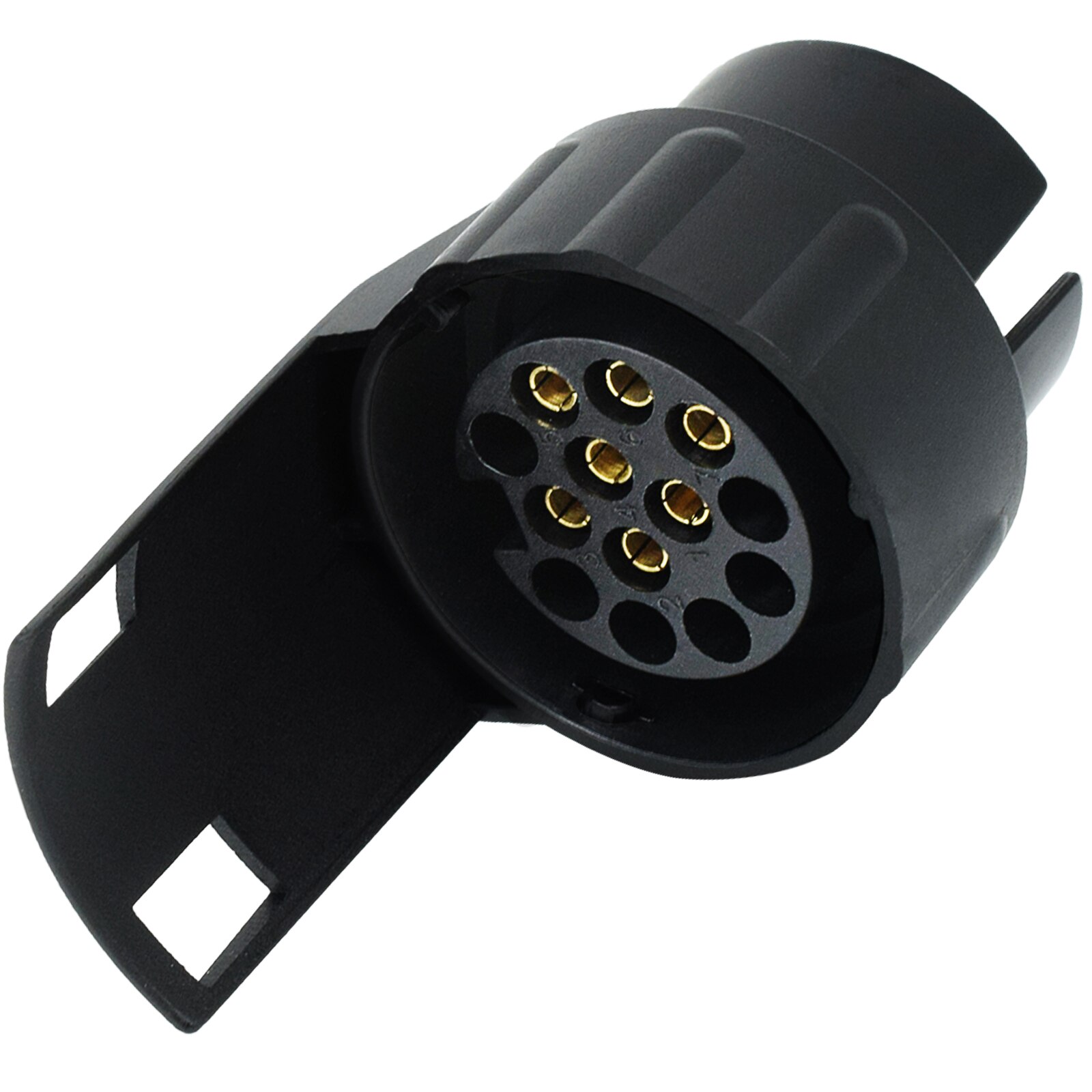 7 Pin To 13 Pin Trailer Adapter 12V Electric Converter Trailer Wiring Connector Towing Socket Towbar Truck Caravan Accessories