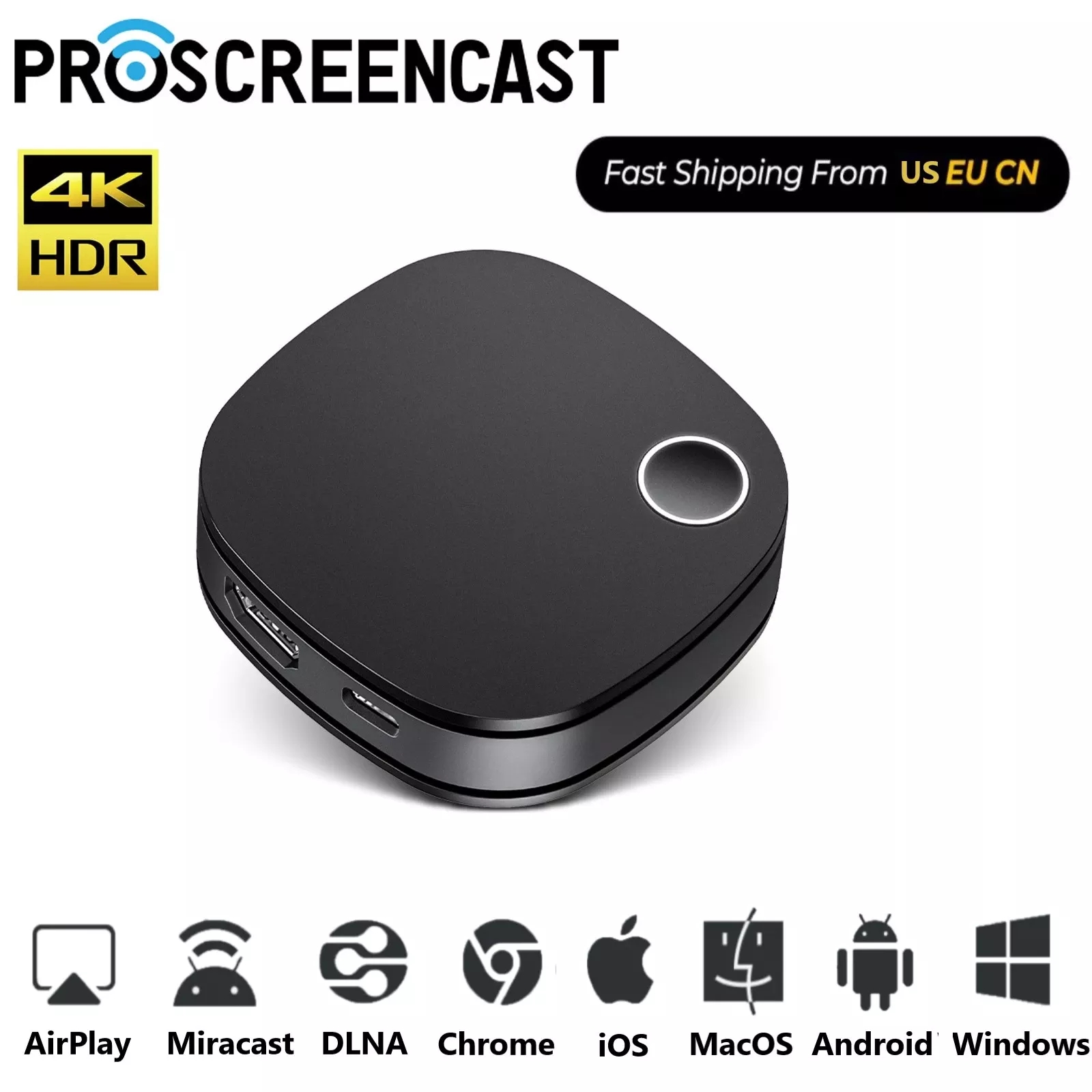 Sc01 2,4g/5g 4k hdr Profi creenca miracast wifi bildschirm werfer Anzeige empfänger dongle für luftspiel dlna hdmi tv Stock