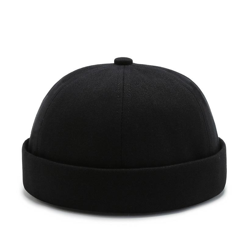Mode Hip Hop Hoeden Brimless Skullies Caps Voor Mannen Beanie Hoed Vintage Mannen Caps Corduroy Effen Kleur Straat Verhuurder hoed