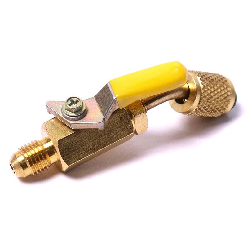 3 Pcs A/C Charging Hoses Shut Off Ball Valve AC Refrigerant for R12 R134a R410A NJ88