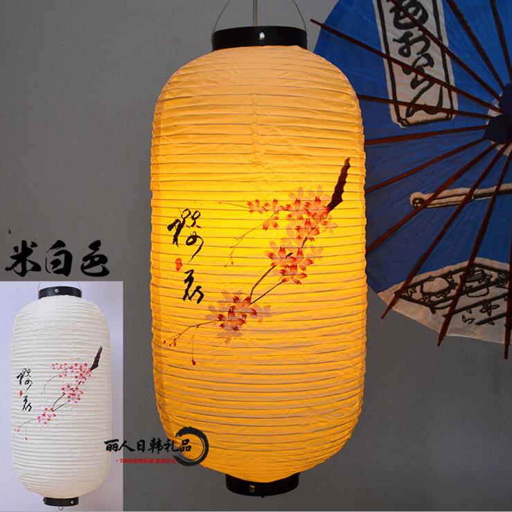 Waterproof Paper Lamp Hang Light Satin Bar Decor Pub House Decor Japan PubHouse Paper Lantern Large size