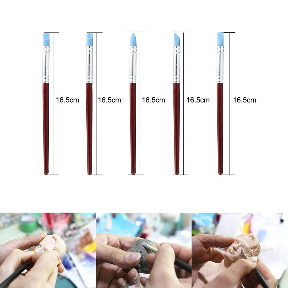 23 Uds utensilios de arcilla polimérica Plastilina herramientas de escultura cerámica herramientas de cerámica pilas de arcilla Ceramica herramientas de escultura de cerámica para el modelo