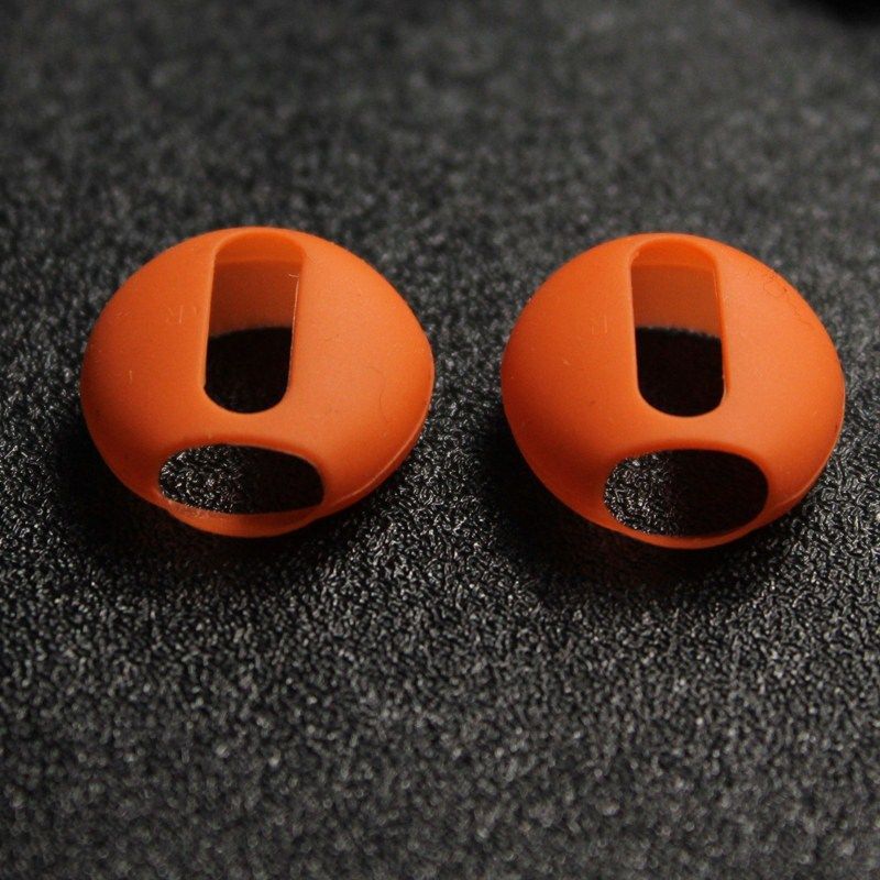 Nauszniki do słuchawek Airpods Free Buds3 Pro bezprzewodowe słuchawki Bluetooth Iphone silikonowe nauszniki etui na słuchawki nauszniki wkładki douszne 2 szt.: Pomarańczowy