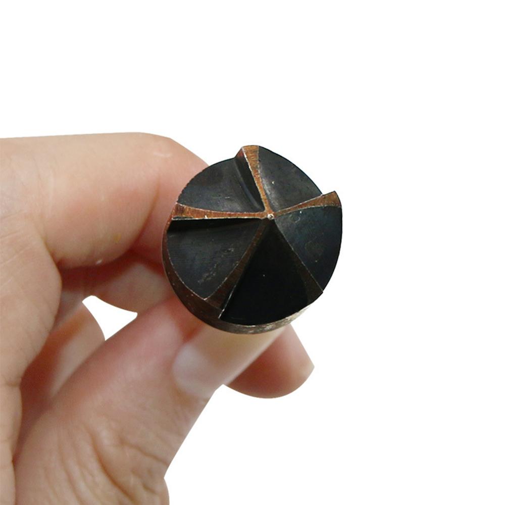 5 pcs 5 Flute Countersink Drill Bit HSS 82 Degree Point Angle Chamfer Chamfering Cutter 1/4" Round Shank For Power Tool