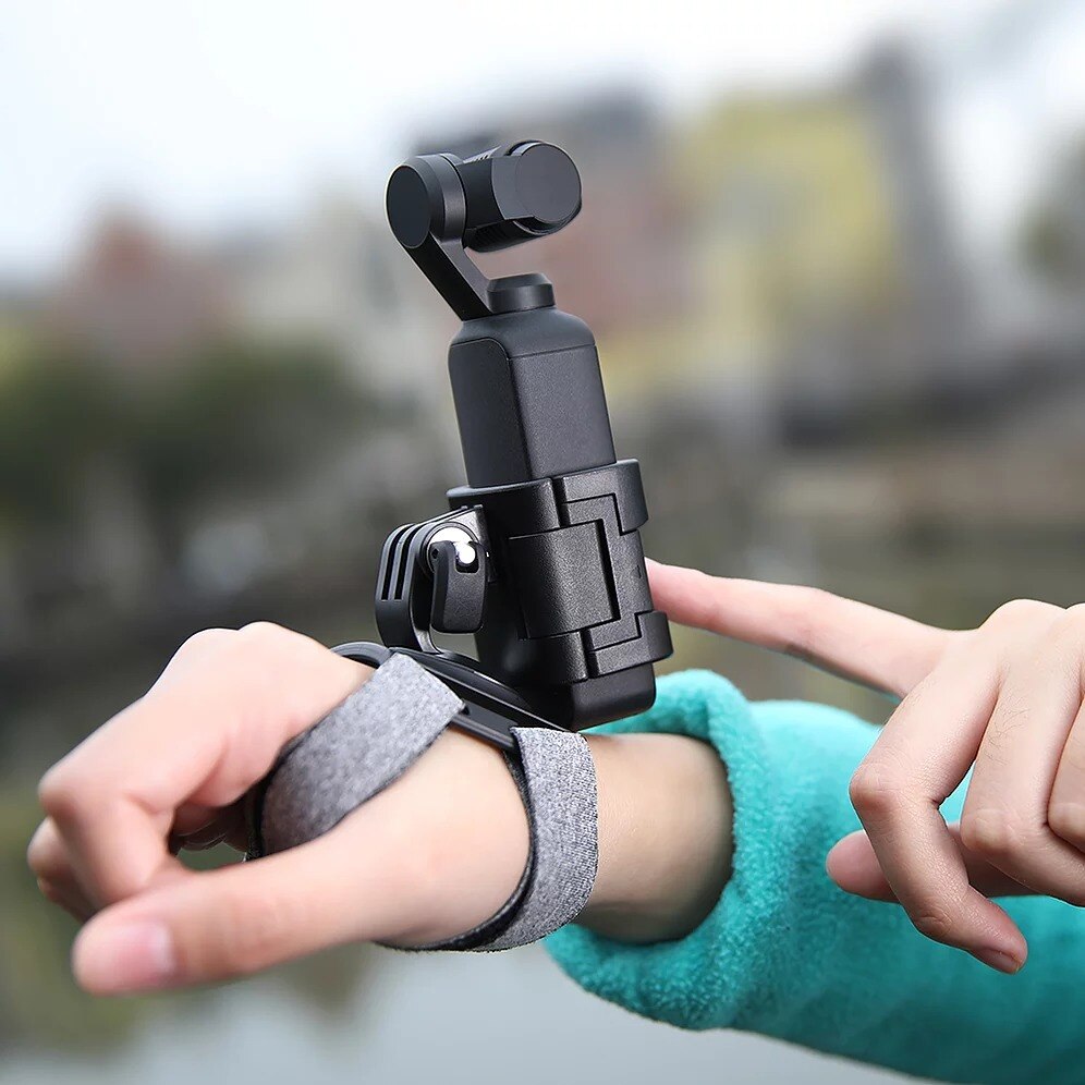 PGYTECH Action Camera Hand en Pols Riem Voor DJI OSMO Pocket GoPro Actie Camera 360 Graden Rotatie Verstelbare Maat