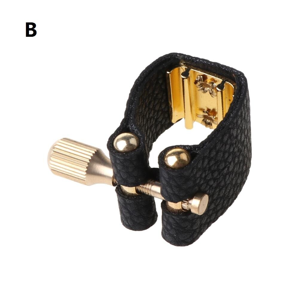 1 stück robuste blattschraubenbefestigung für altsaxophon-mundstücke aus gummi: B