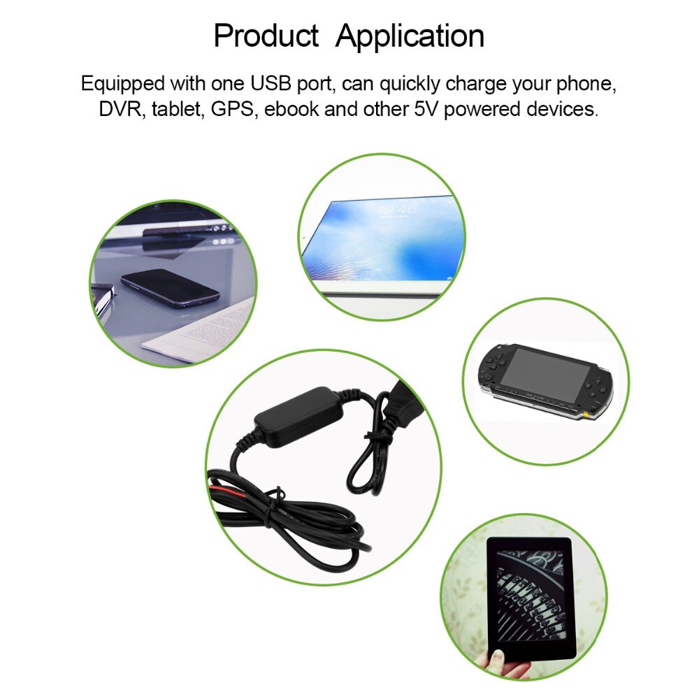 Usb bil dc omvandlare transformator buck modul  dc 12v to 5v 3a usb laddare step down spänningsregulator