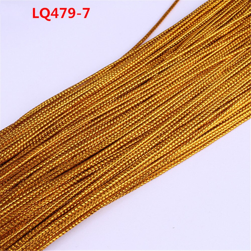 75m/bag Rainbow Color Hair Rope Styling Tool Magic Braid Tail Hair Braid Ponytail Styling Rope Maker for Girls Hairstyle: Gold