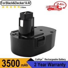 CulHye 3500mAh 14.4V Replacement Battery for Black &amp; Decker Firestorm PS140 14.4 Volt PS3600 FS1462F CRS144 Pod Style Battery