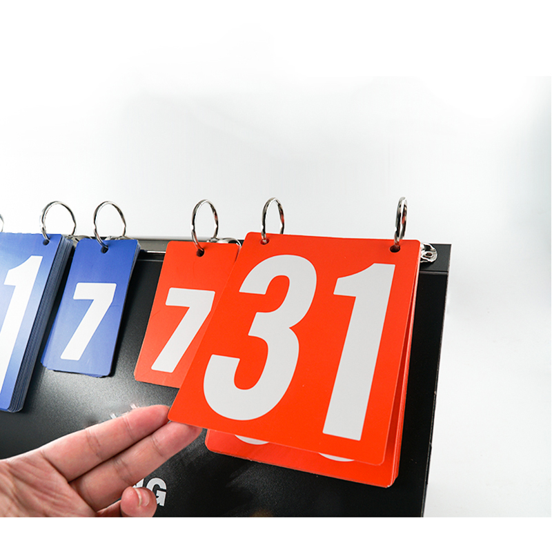 Flip Multi-function Sports Children&#39;s Score Football Field Interaction Board Points Card Scorer Scoring Rack